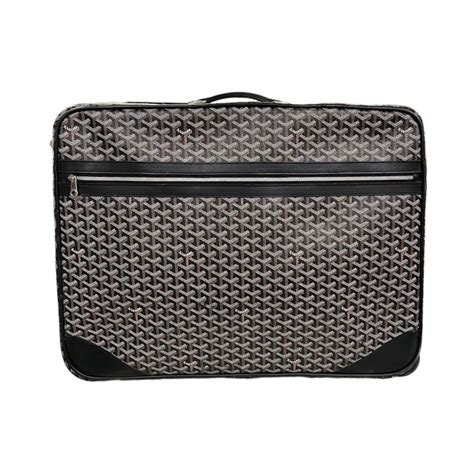 goyard rolling suitcase|where to purchase Goyard bags.